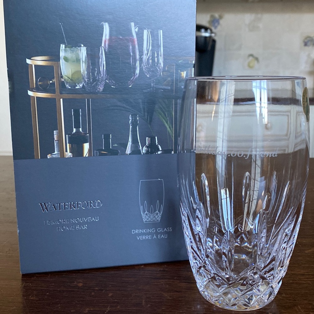 New! Waterford Crystal Drinking Glass